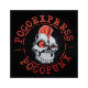 Pogoexpress Patch – Schwarz/Rot – zum Aufnähen