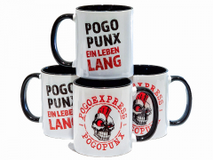 Pogoexpress Keramiktasse – Pogopunx Ein Leben Lang | Offizieller Band Merchandise